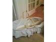 £30 - WHITE MOSES basket with mattress