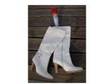 Beautiful Suede Boots Cream Colour - Size 6 - Zip up....