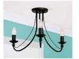 CEILING LIGHT x 2,  3 arm wrought iron black (can be....